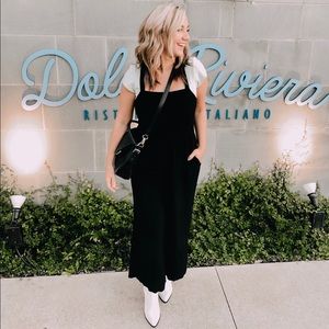 Madewell black jumpsuit